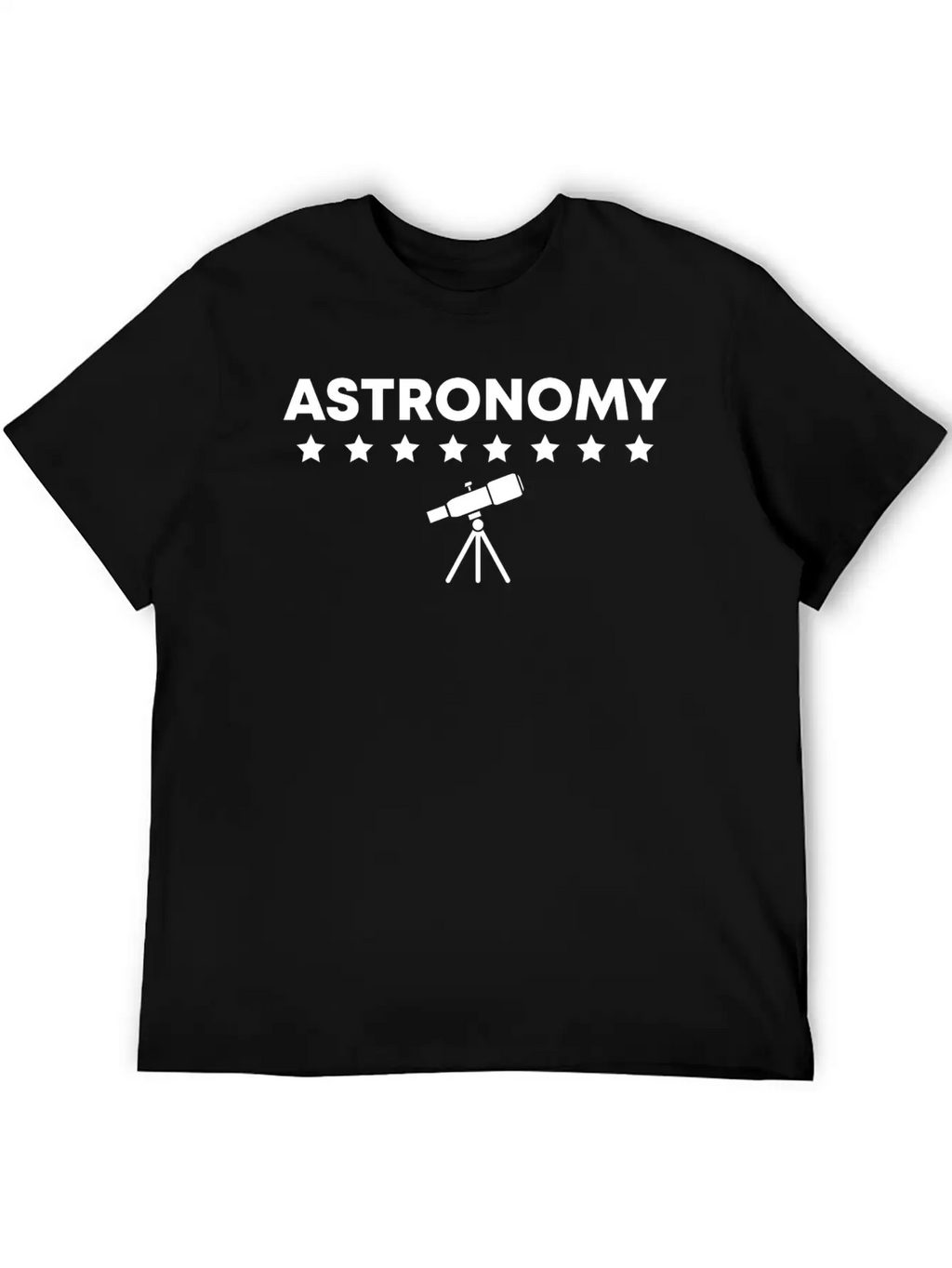 Astronomy Universe Telescope Astrology Science Breathable Soft Cotton T-Shirt – Timeless Casual Look