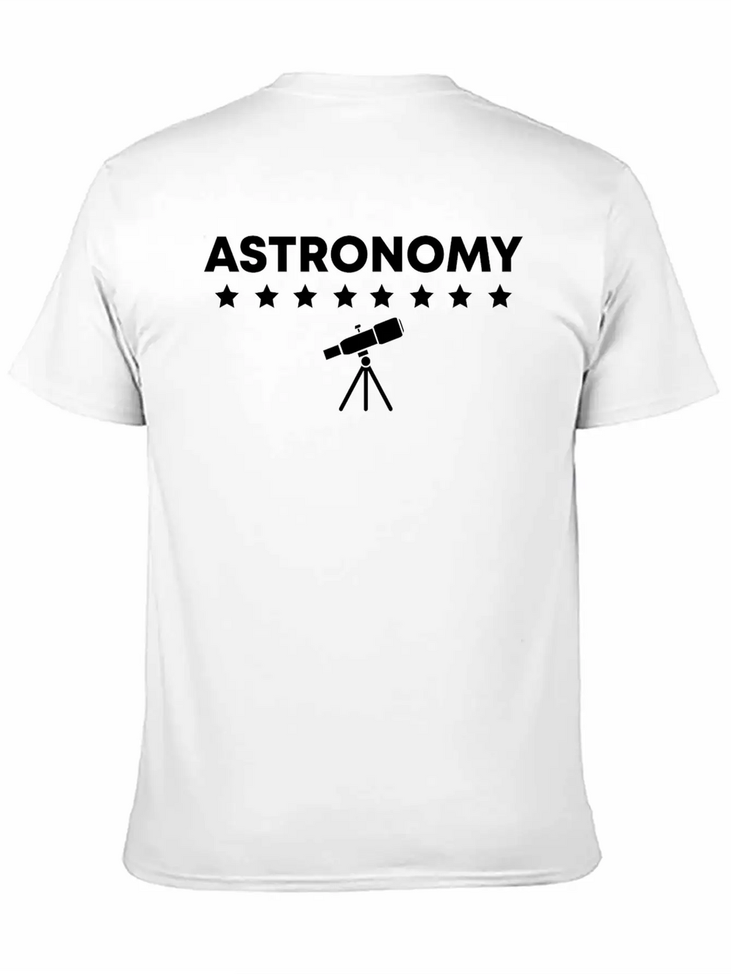 Astronomy Universe Telescope Astrology Science Breathable Soft Cotton T-Shirt – Timeless Casual Look