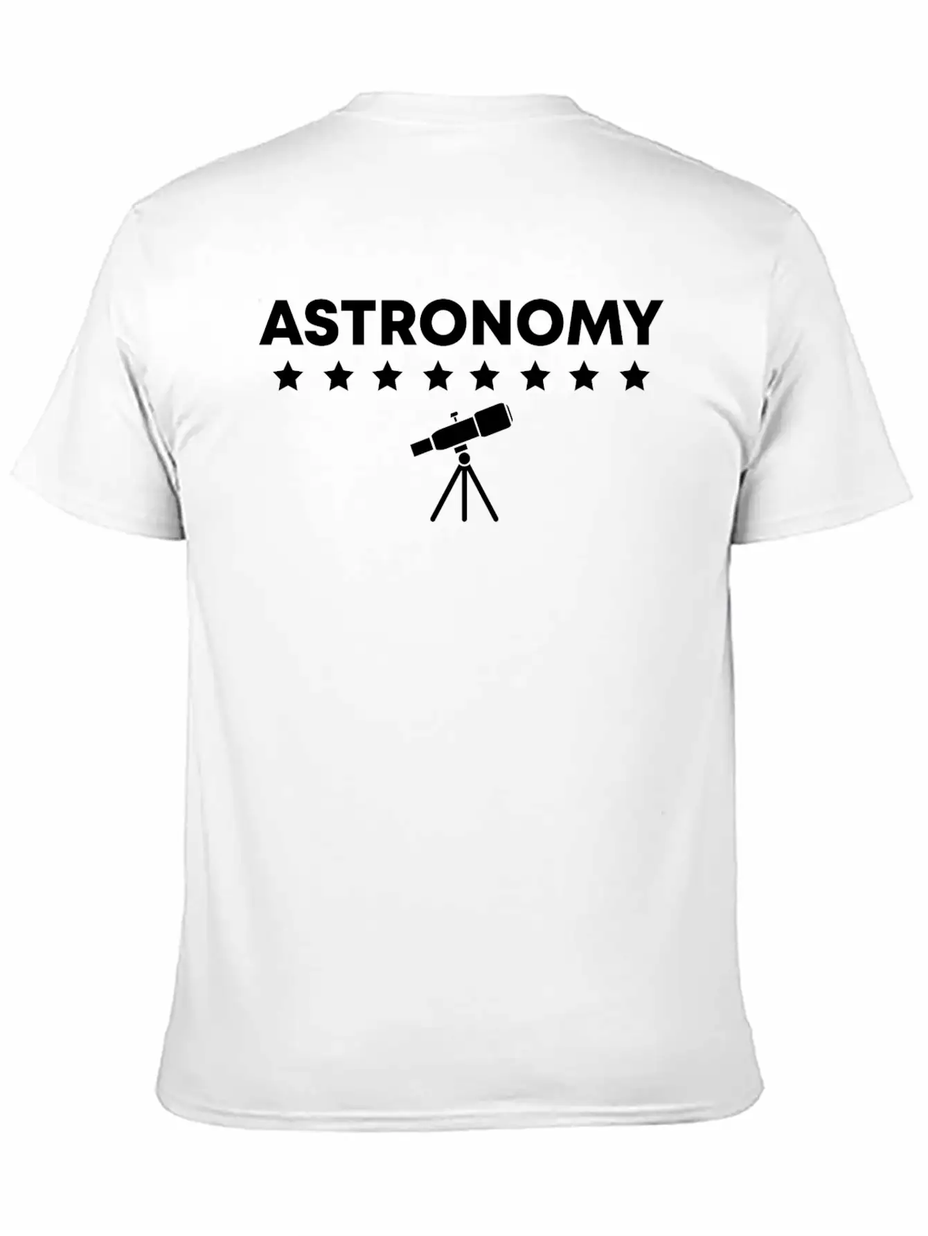 Astronomy Universe Telescope Astrology Science Breathable Soft Cotton T-Shirt – Timeless Casual Look