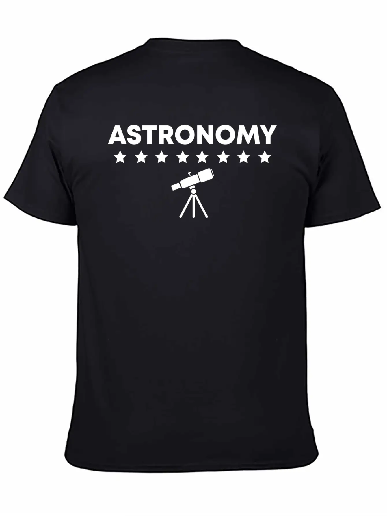 Astronomy Universe Telescope Astrology Science Breathable Soft Cotton T-Shirt – Timeless Casual Look