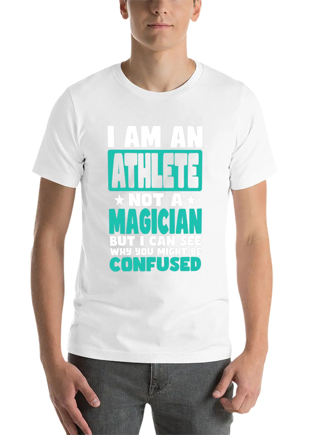 Athlete Unisex Casual T-Shirt – Clean Design For Daily Comfort