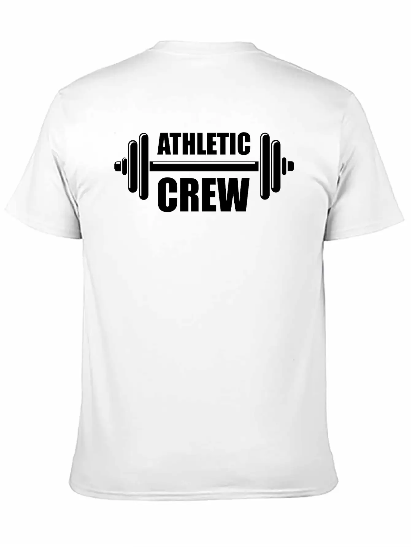 Athletic Crew Unisex Short Sleeve Soft Cotton T-Shirt – Casual Everyday Wear