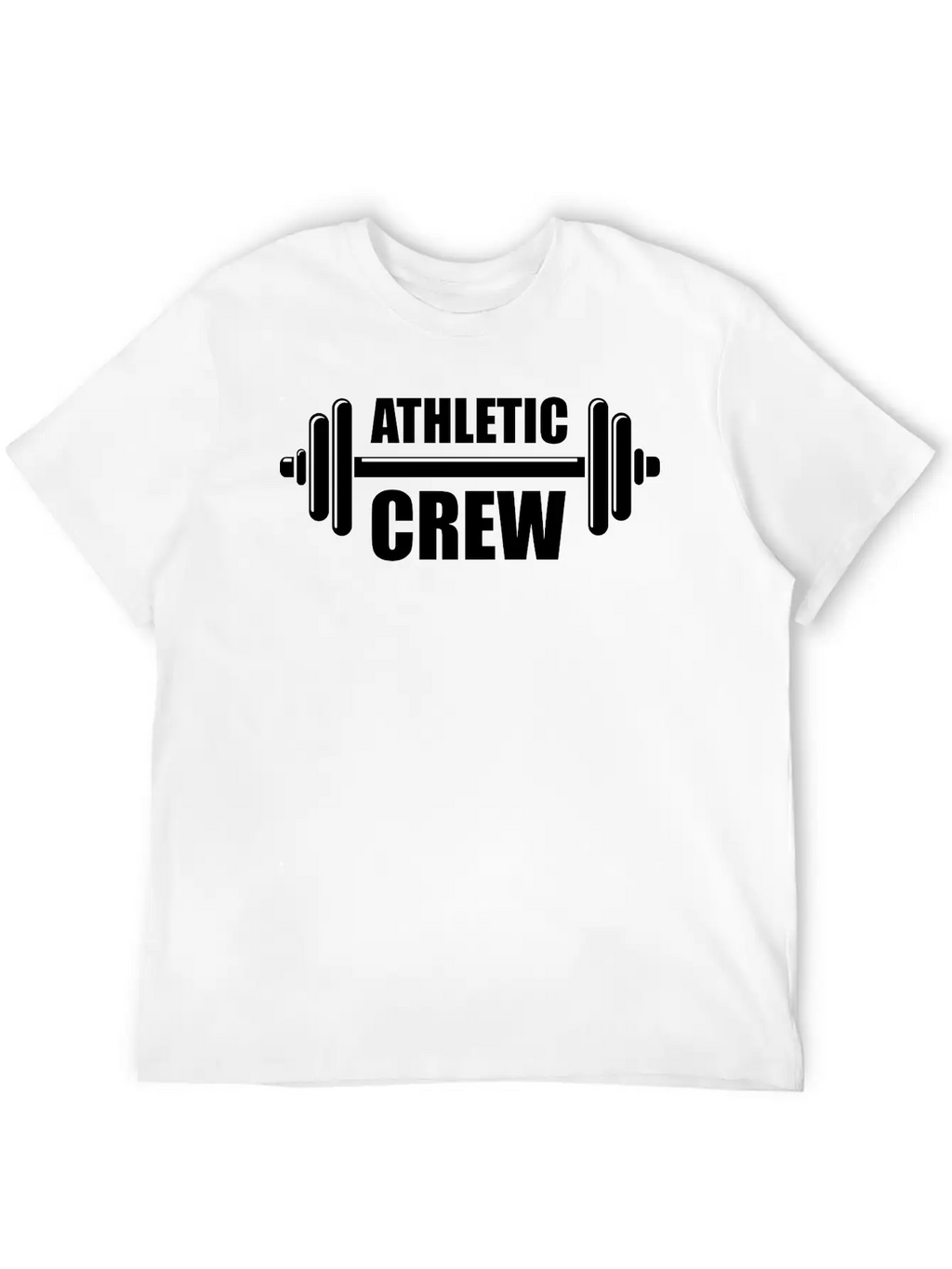 Athletic Crew Unisex Short Sleeve Soft Cotton T-Shirt – Casual Everyday Wear