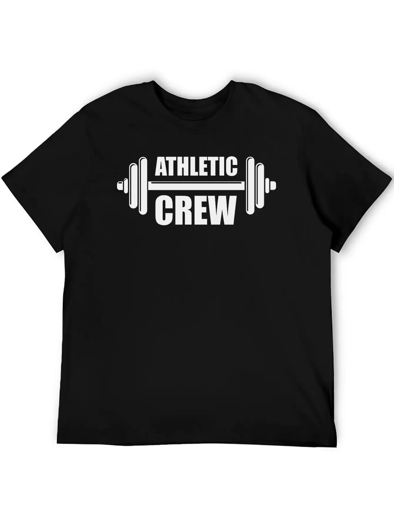 Athletic Crew Unisex Short Sleeve Soft Cotton T-Shirt – Casual Everyday Wear