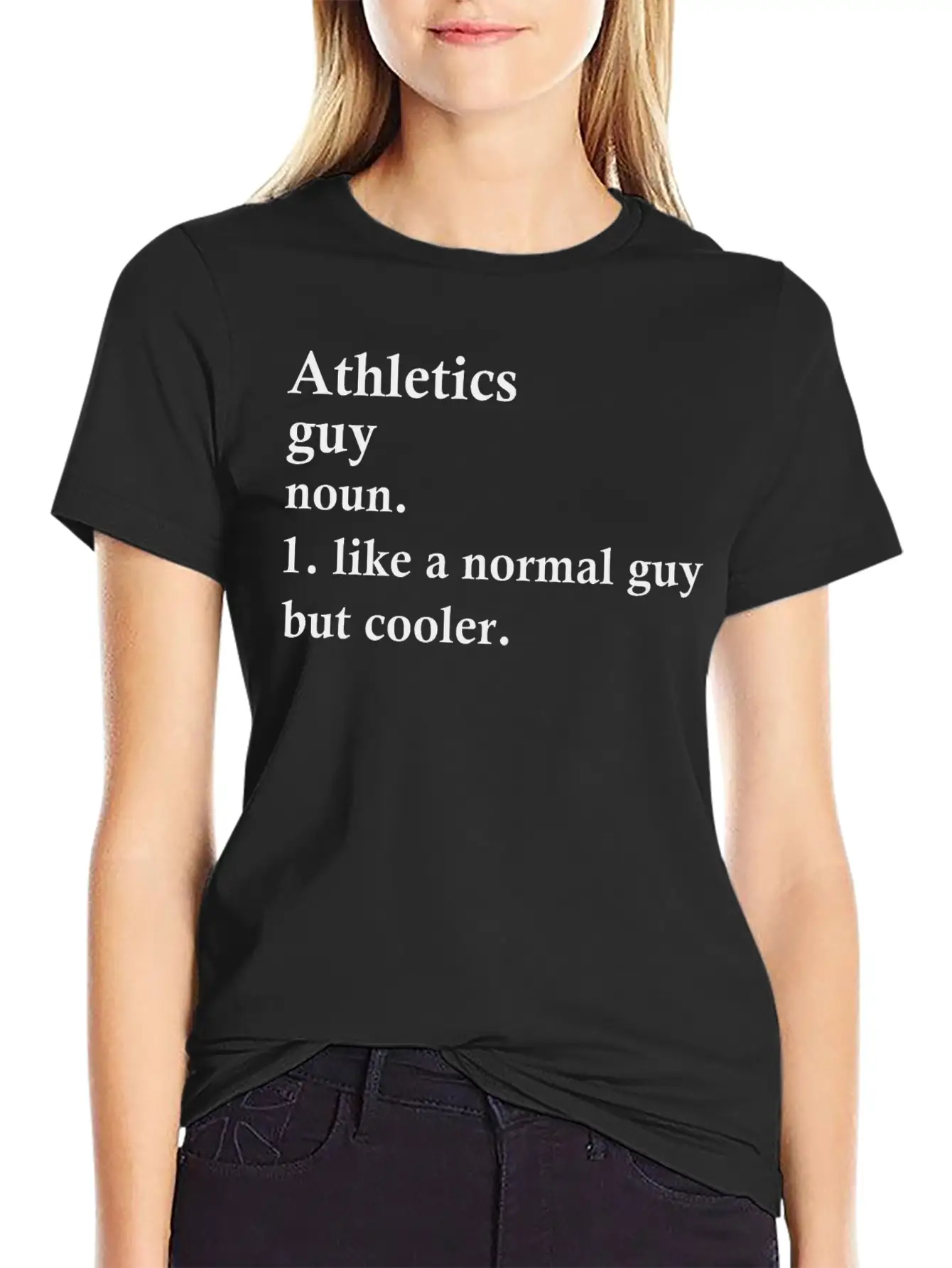 Athletics Guy Funny Athlete Definition Unisex Casual T-Shirt – Clean Design For Daily Comfort