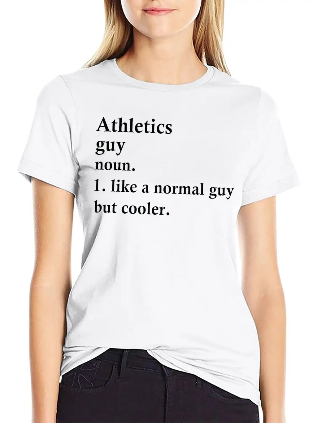 Athletics Guy Funny Athlete Definition Unisex Casual T-Shirt – Clean Design For Daily Comfort