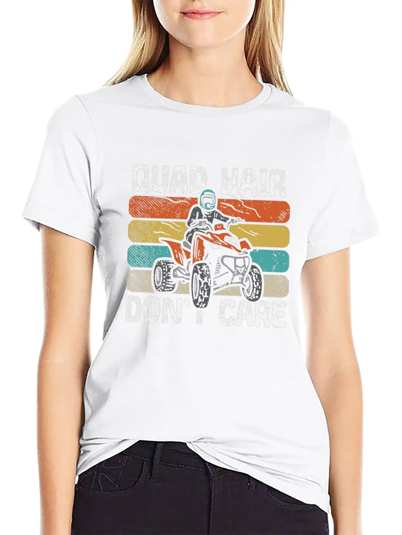 ATV Racers Mud Bogging Quad Bikers Off Roads Unisex Short Sleeve Soft Cotton T-Shirt – Casual Everyday Wear