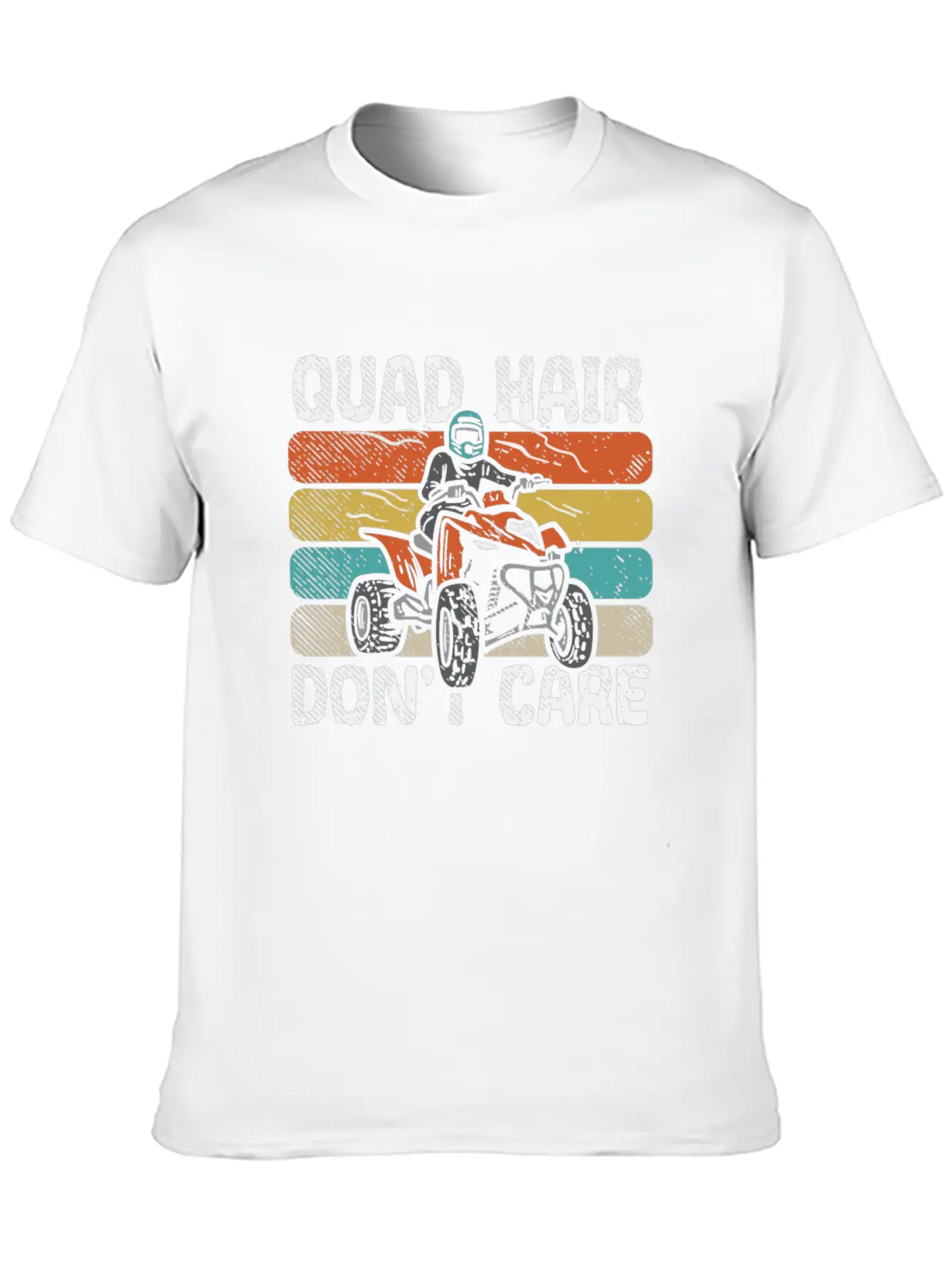 ATV Racers Mud Bogging Quad Bikers Off Roads Unisex Short Sleeve Soft Cotton T-Shirt – Casual Everyday Wear