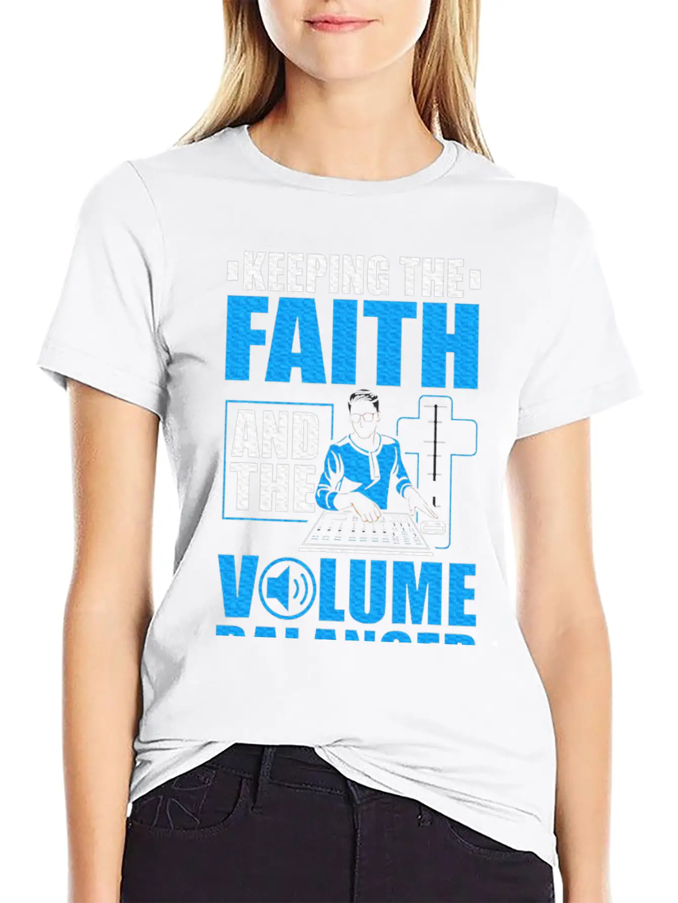 Audio Church Sound Tech Stylish Everyday T-Shirt – Unisex Basic Cotton Tee