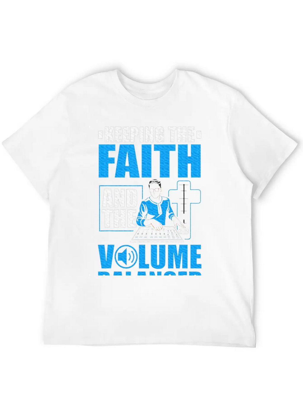 Audio Church Sound Tech Stylish Everyday T-Shirt – Unisex Basic Cotton Tee