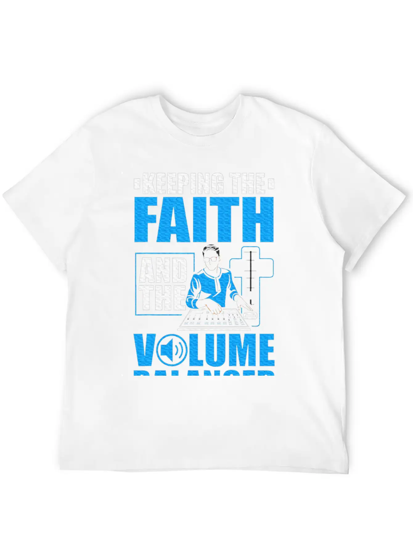 Audio Church Sound Tech Stylish Everyday T-Shirt – Unisex Basic Cotton Tee