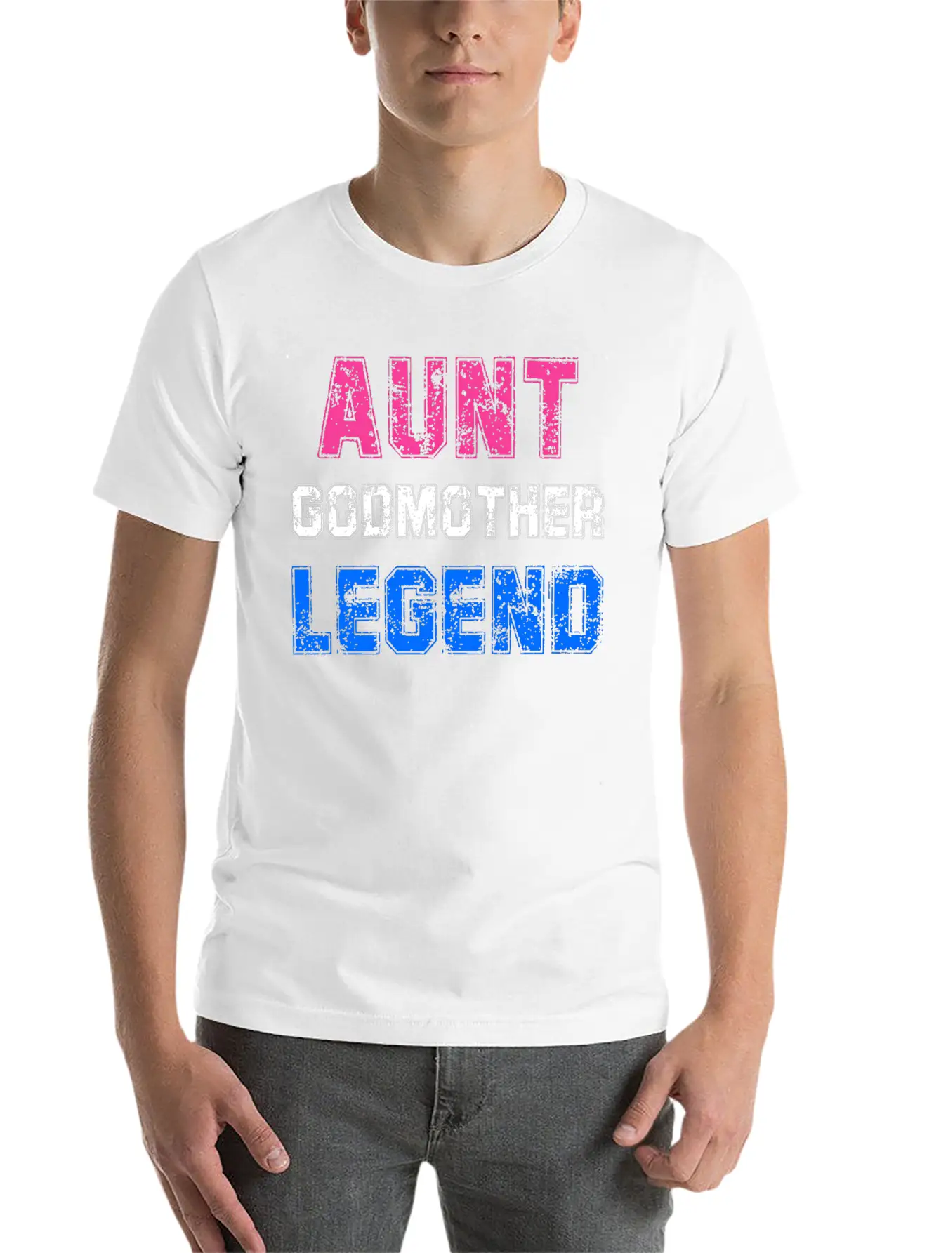 Aunt Godmother Legend Godparent Unisex Casual T-Shirt – Clean Design For Daily Comfort
