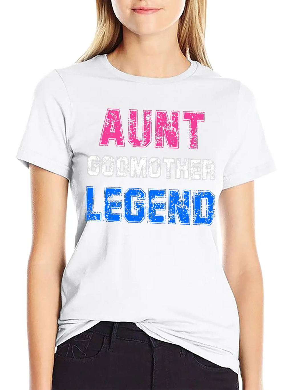 Aunt Godmother Legend Godparent Unisex Casual T-Shirt – Clean Design For Daily Comfort