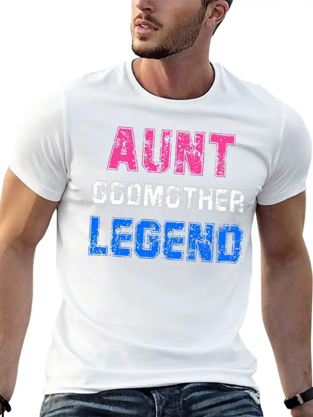 Aunt Godmother Legend Godparent Unisex Casual T-Shirt – Clean Design For Daily Comfort