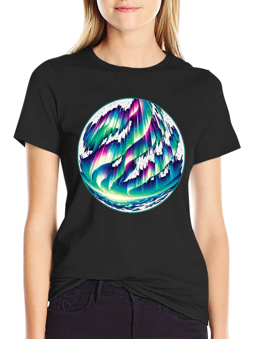 Aurora Borealis Enthusiast Northern Lights Lover Essential Cotton Tee For Daily Outfits – Unisex Style