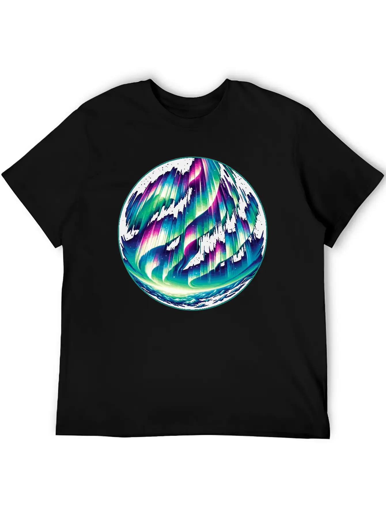 Aurora Borealis Enthusiast Northern Lights Lover Essential Cotton Tee For Daily Outfits – Unisex Style