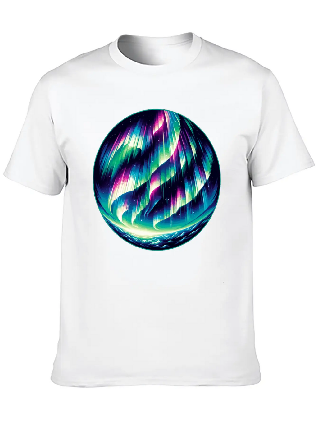 Aurora Borealis Enthusiast Northern Lights Lover Essential Cotton Tee For Daily Outfits – Unisex Style