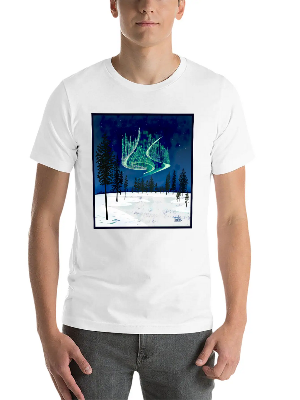 Aurora Pearl Clouds Unisex Casual T-Shirt – Clean Design For Daily Comfort