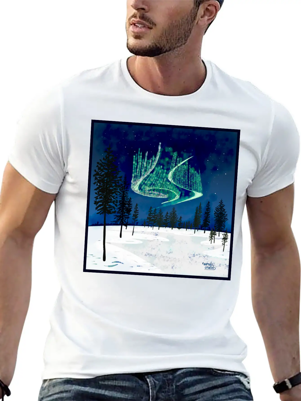 Aurora Pearl Clouds Unisex Casual T-Shirt – Clean Design For Daily Comfort