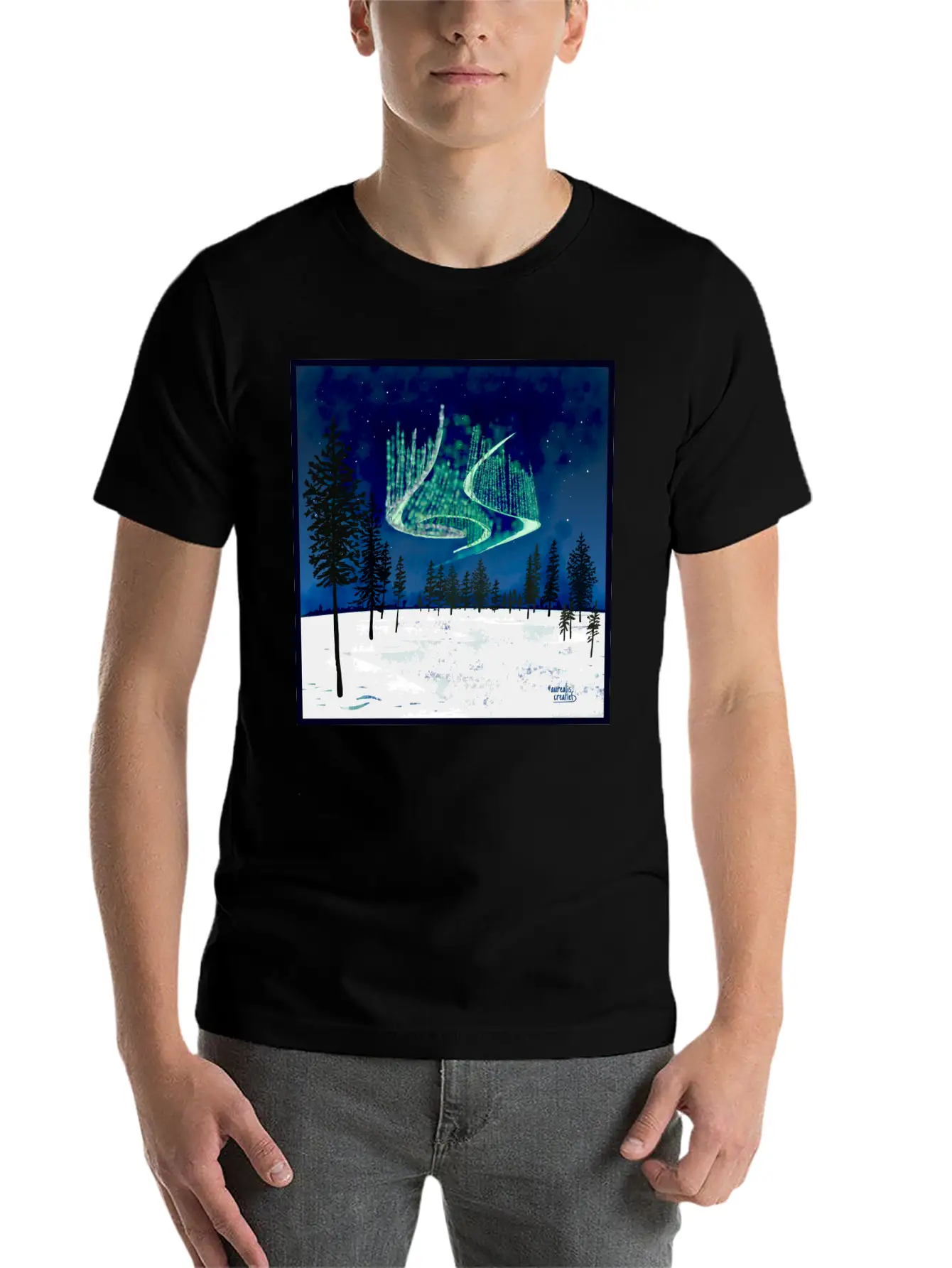 Aurora Pearl Clouds Unisex Casual T-Shirt – Clean Design For Daily Comfort