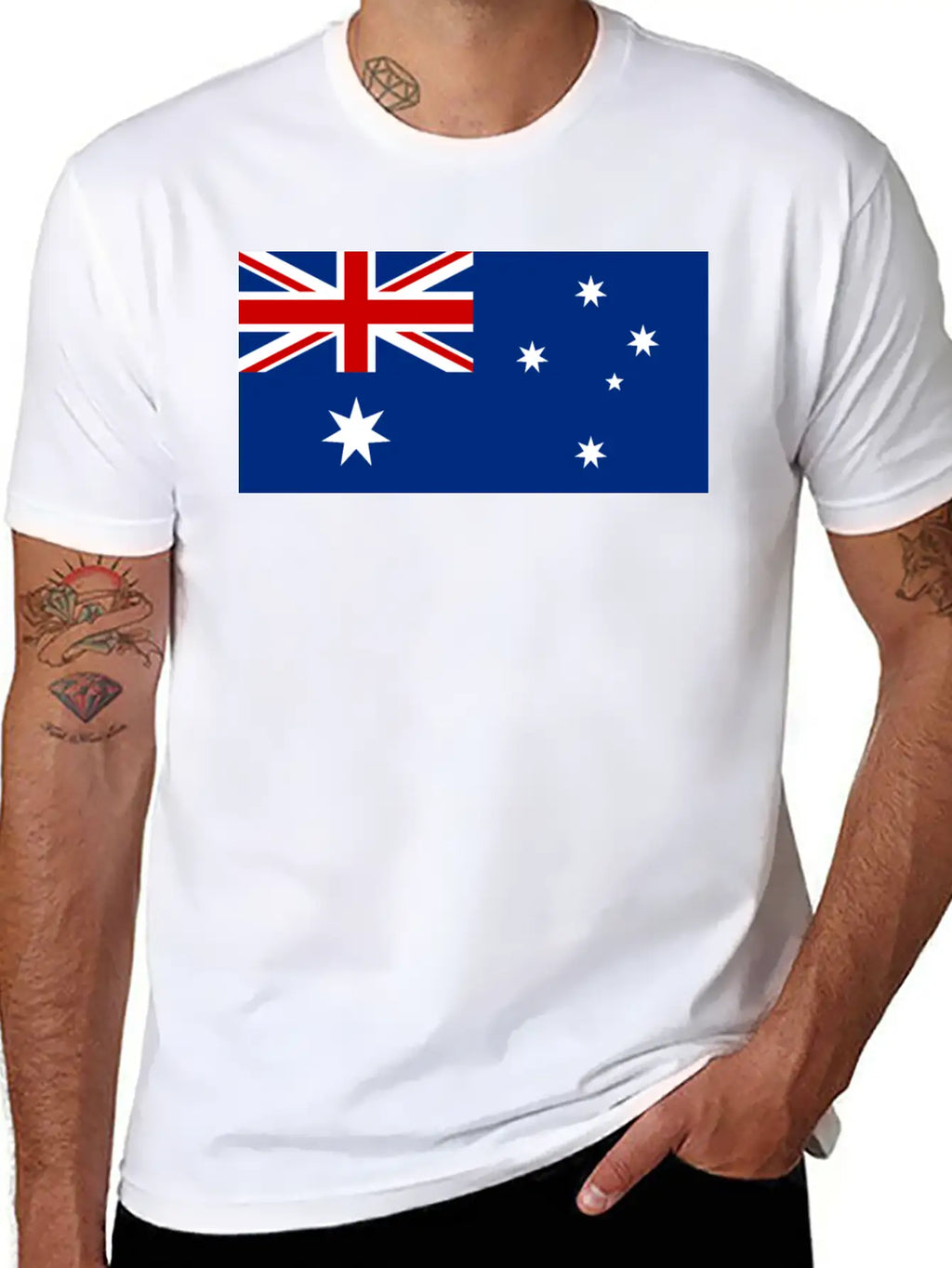 Australia Flag Unisex Casual T-Shirt – Clean Design For Daily Comfort