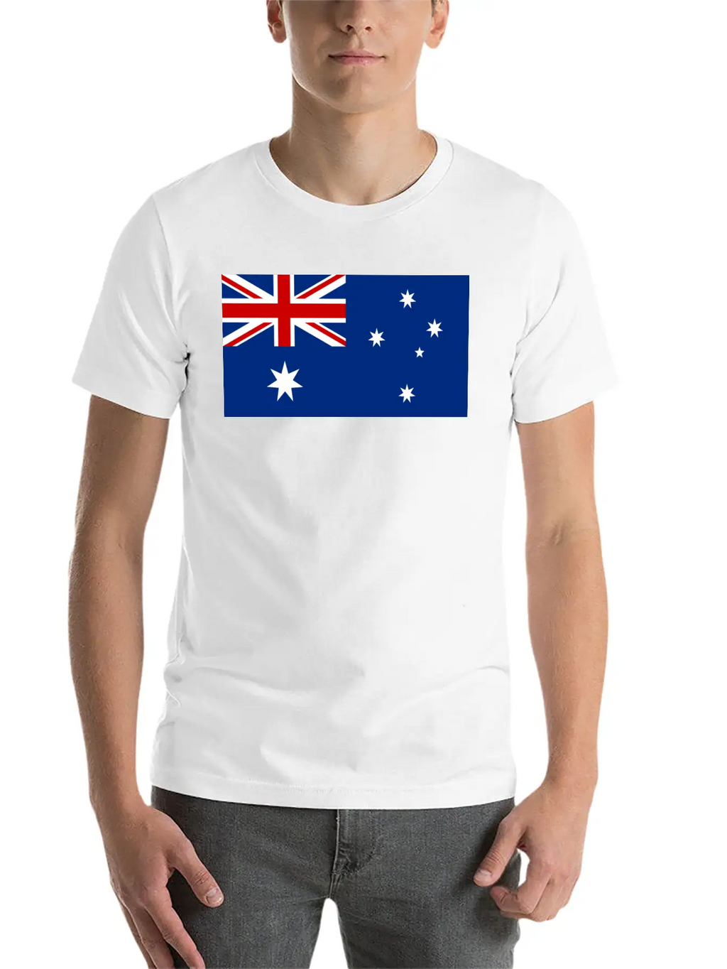 Australia Flag Unisex Casual T-Shirt – Clean Design For Daily Comfort