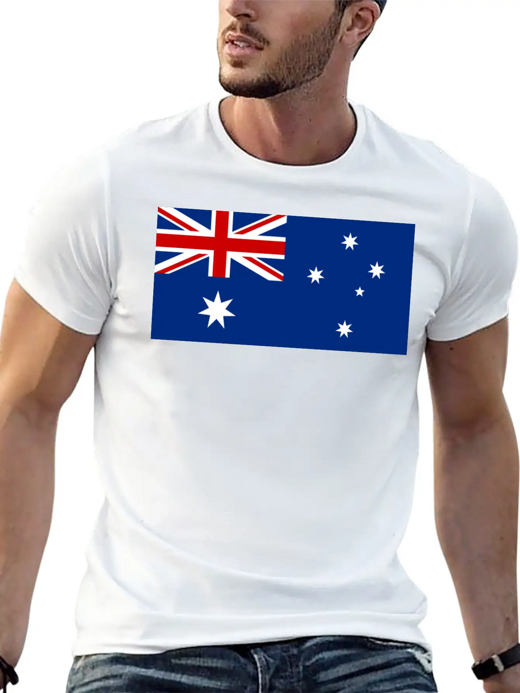 Australia Flag Unisex Casual T-Shirt – Clean Design For Daily Comfort