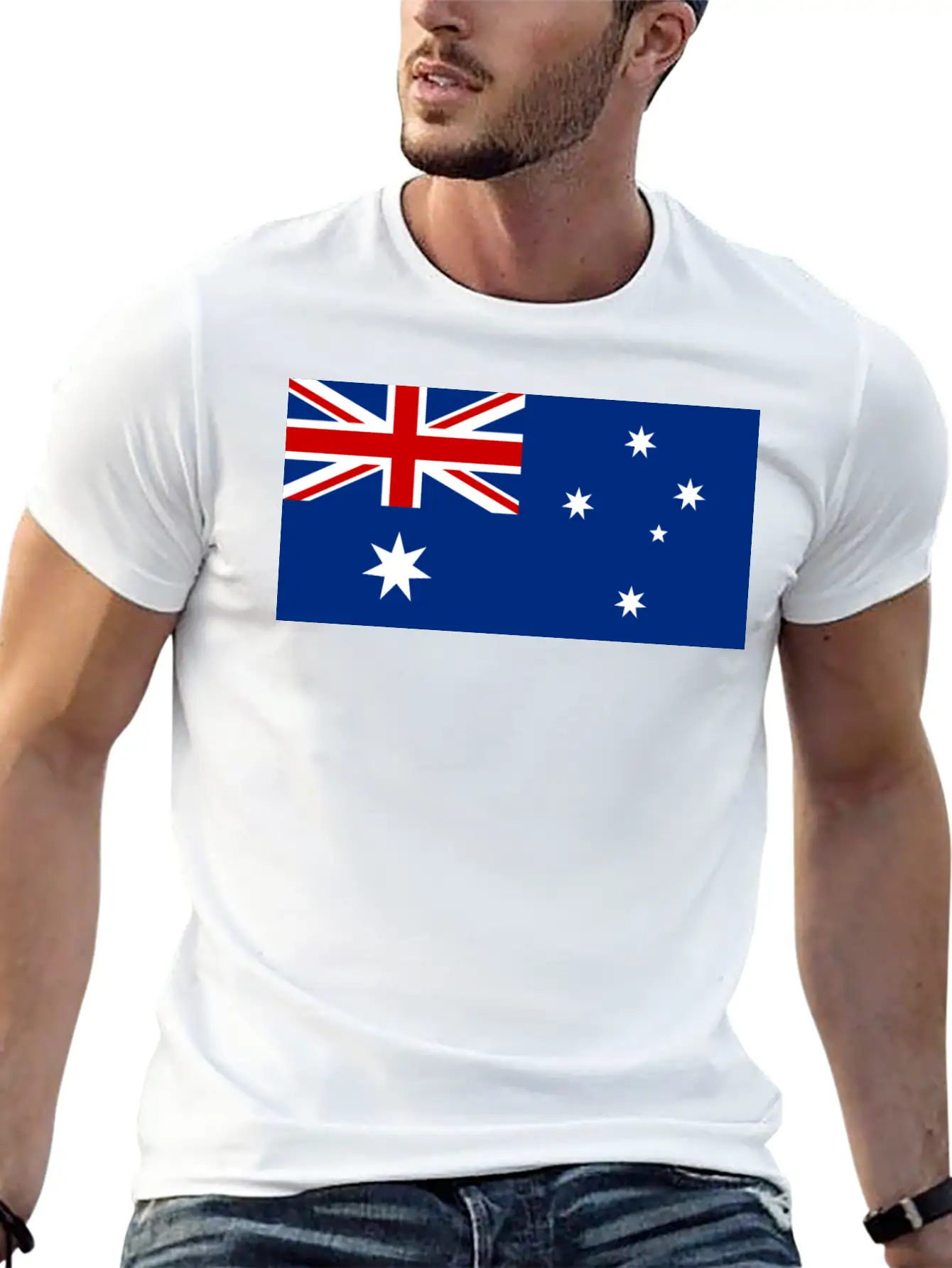 Australia Flag Unisex Casual T-Shirt – Clean Design For Daily Comfort