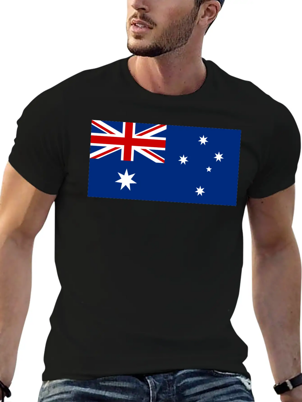 Australia Flag Unisex Casual T-Shirt – Clean Design For Daily Comfort