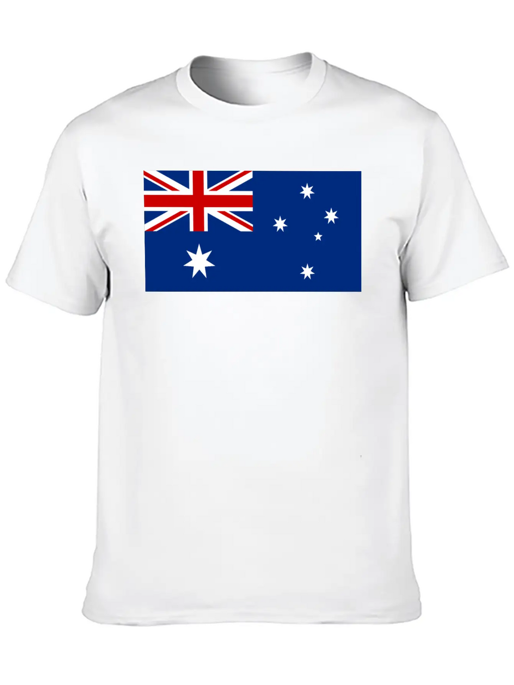 Australia Flag Unisex Casual T-Shirt – Clean Design For Daily Comfort