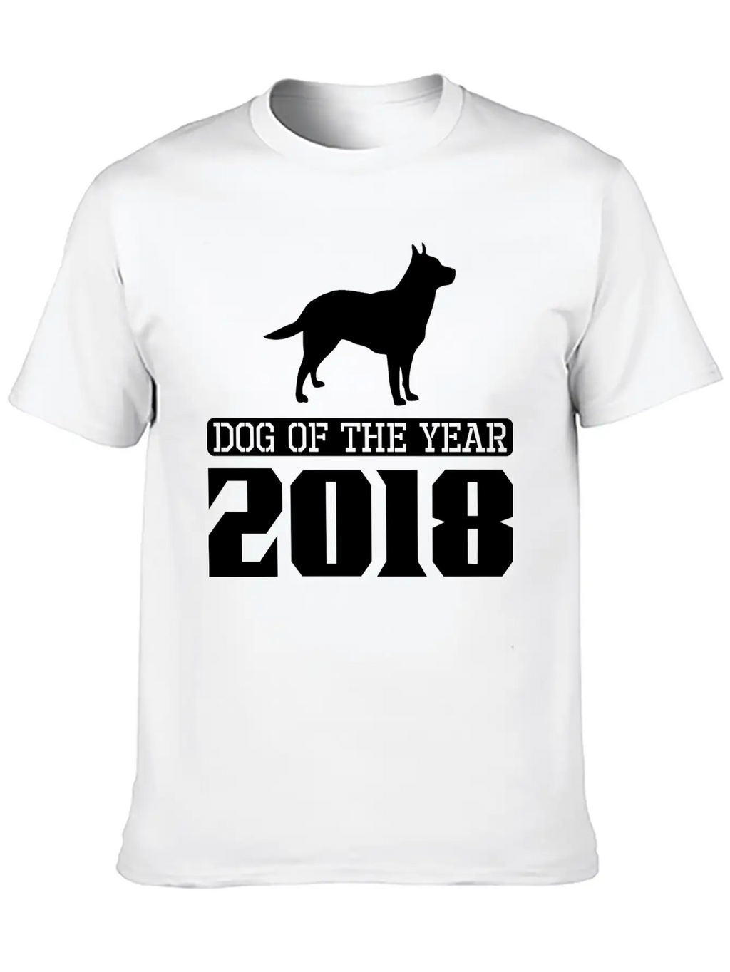 Australian Cattle Dog Dog Of The Year 2018 Essential Cotton Tee For Daily Outfits – Unisex Style