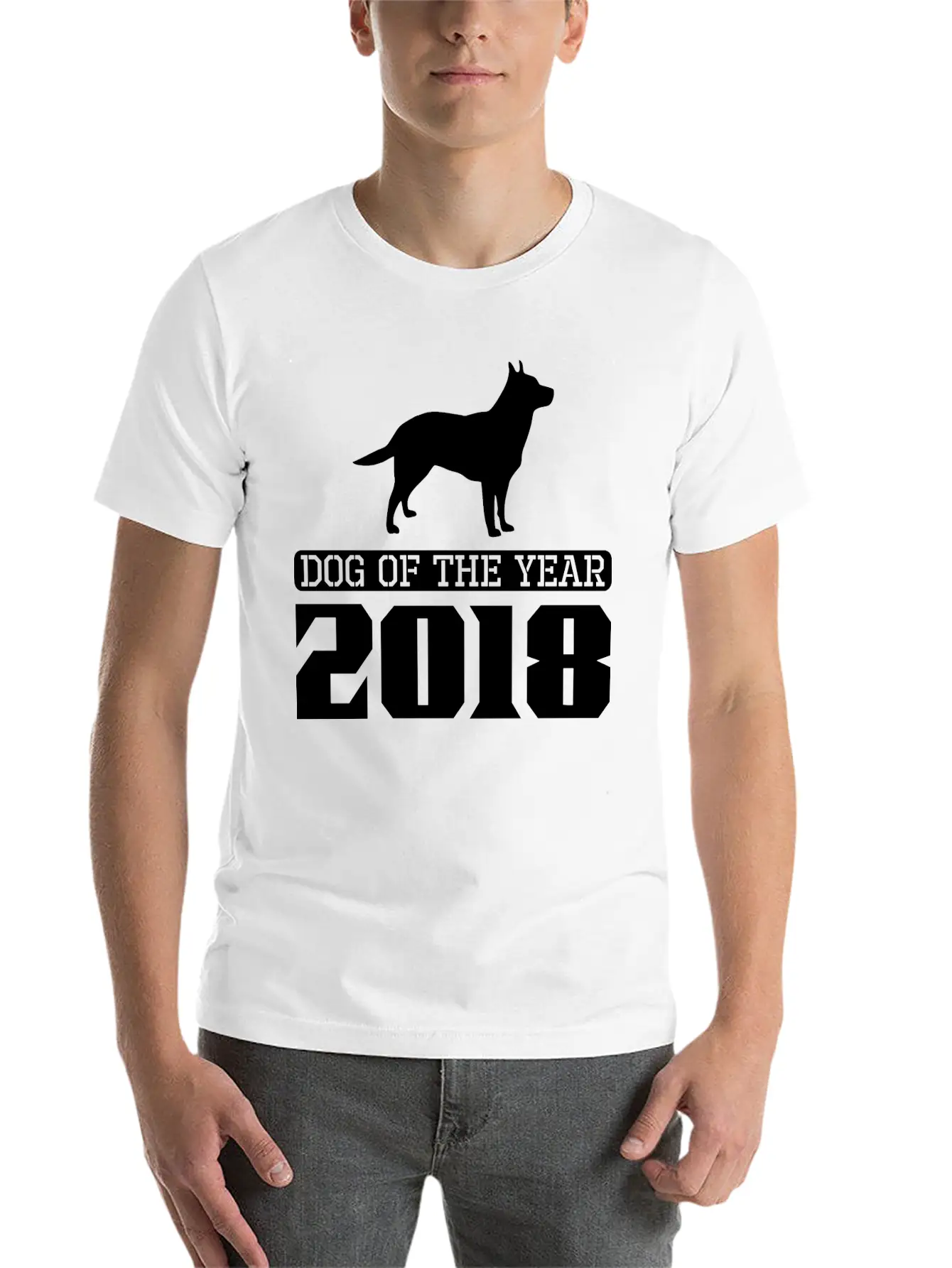 Australian Cattle Dog Dog Of The Year 2018 Essential Cotton Tee For Daily Outfits – Unisex Style