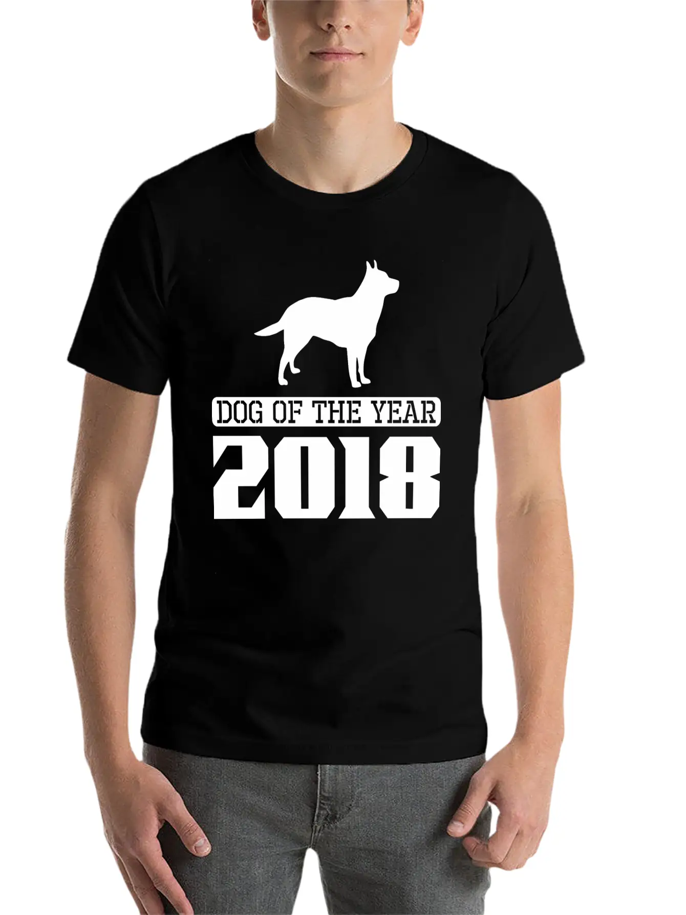 Australian Cattle Dog Dog Of The Year 2018 Essential Cotton Tee For Daily Outfits – Unisex Style