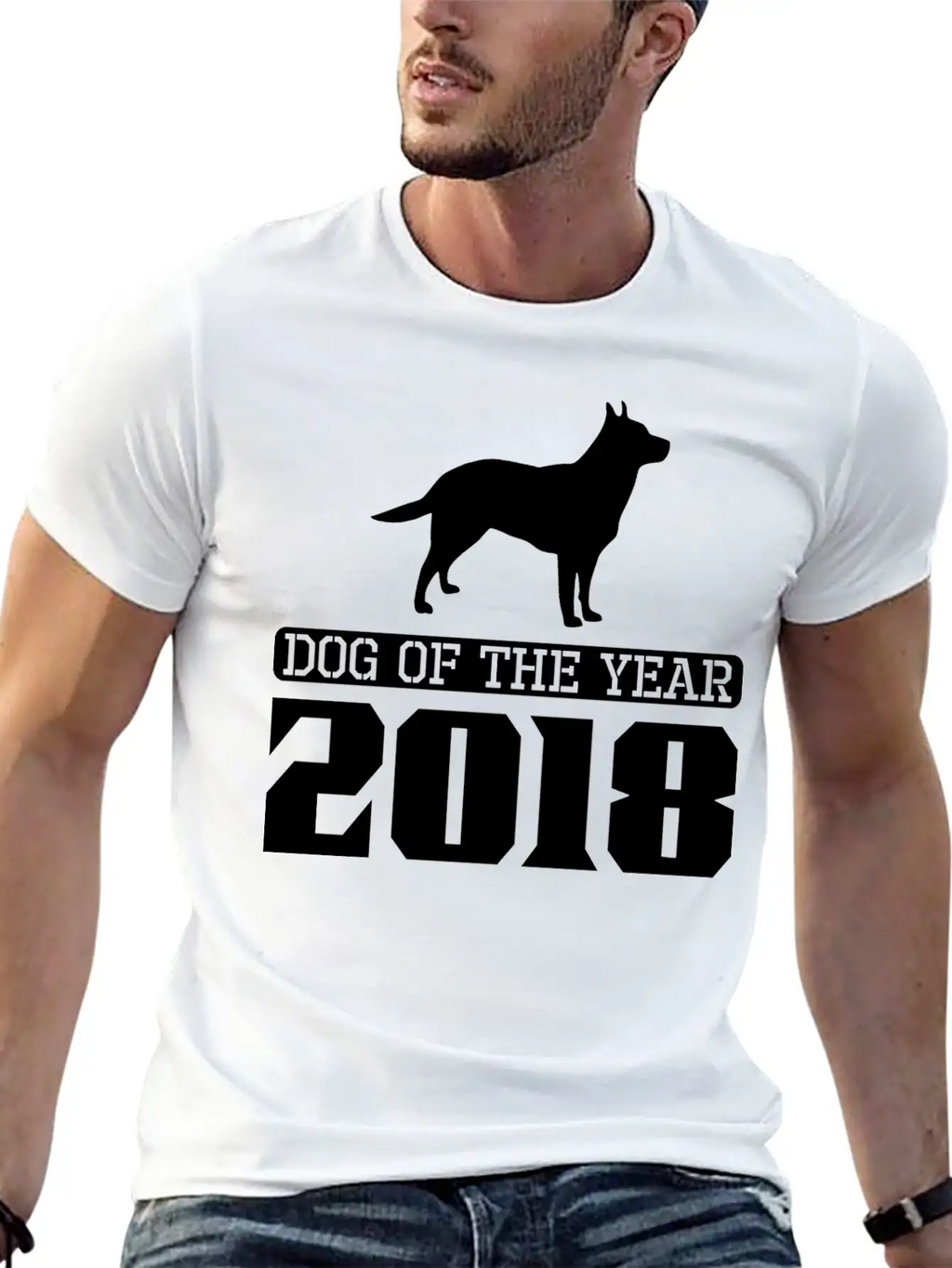 Australian Cattle Dog Dog Of The Year 2018 Essential Cotton Tee For Daily Outfits – Unisex Style