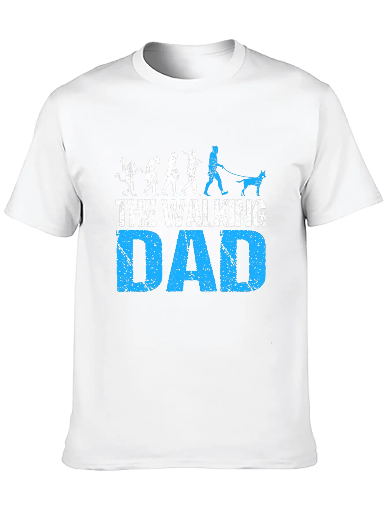 Australian Kelpie Shepherd Dad Dog Walking Birthda Unisex Short Sleeve Soft Cotton T-Shirt – Casual Everyday Wear