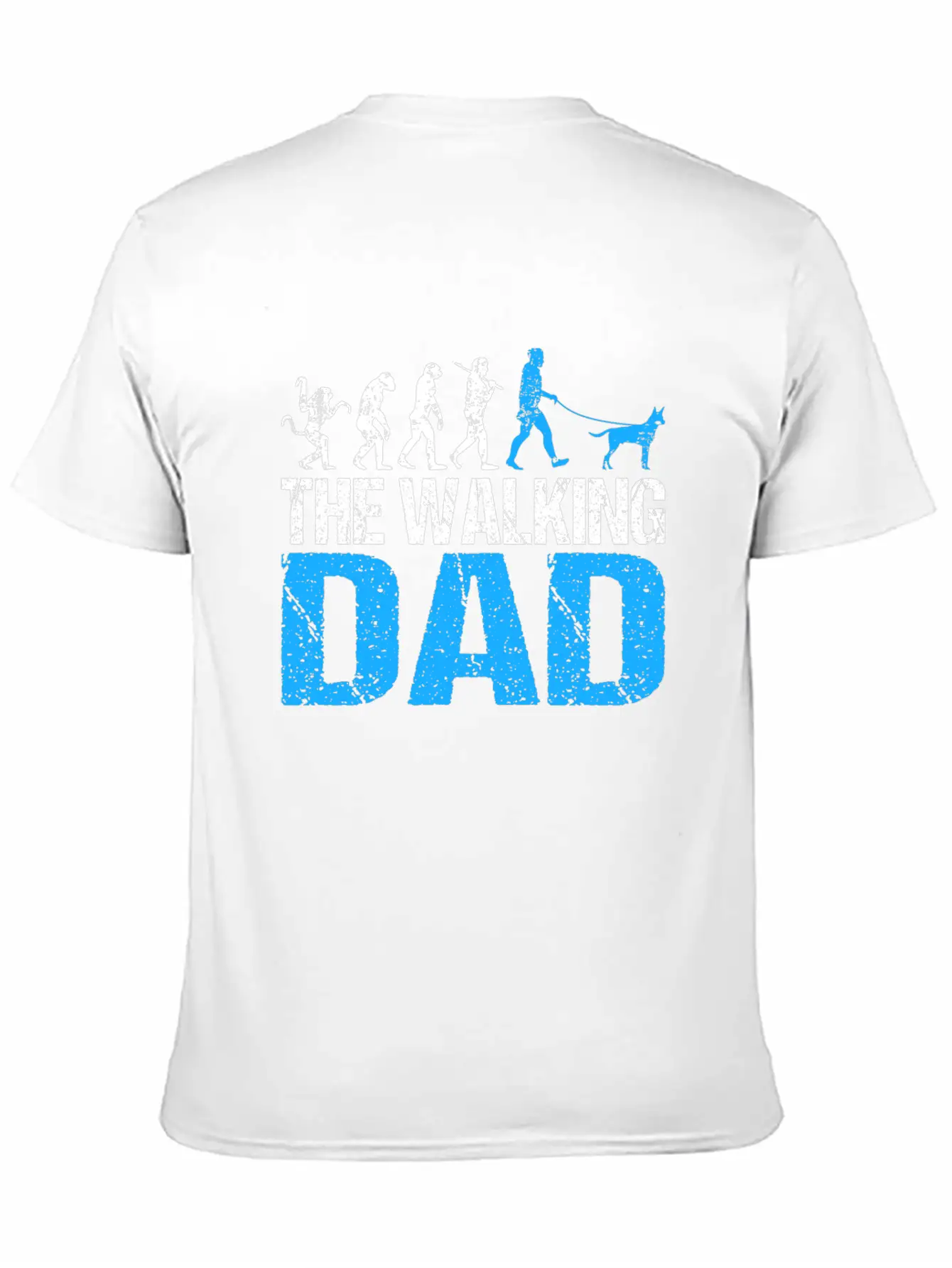 Australian Kelpie Shepherd Dad Dog Walking Birthda Unisex Short Sleeve Soft Cotton T-Shirt – Casual Everyday Wear