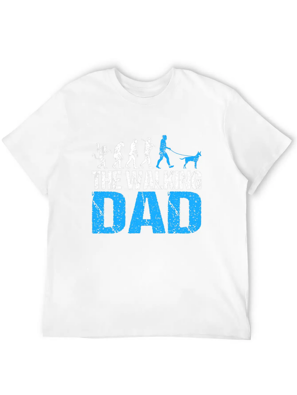 Australian Kelpie Shepherd Dad Dog Walking Birthda Unisex Short Sleeve Soft Cotton T-Shirt – Casual Everyday Wear