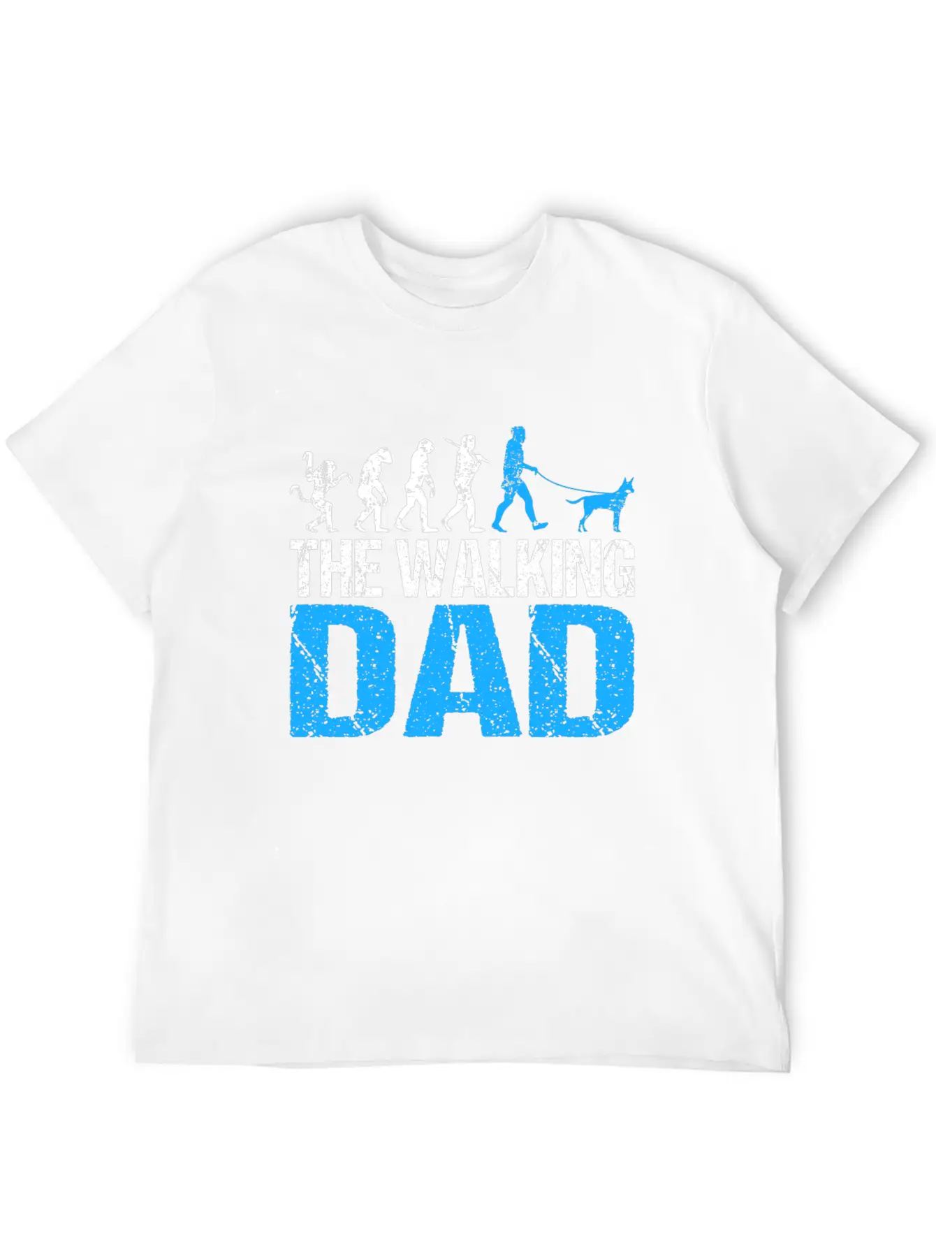 Australian Kelpie Shepherd Dad Dog Walking Birthda Unisex Short Sleeve Soft Cotton T-Shirt – Casual Everyday Wear