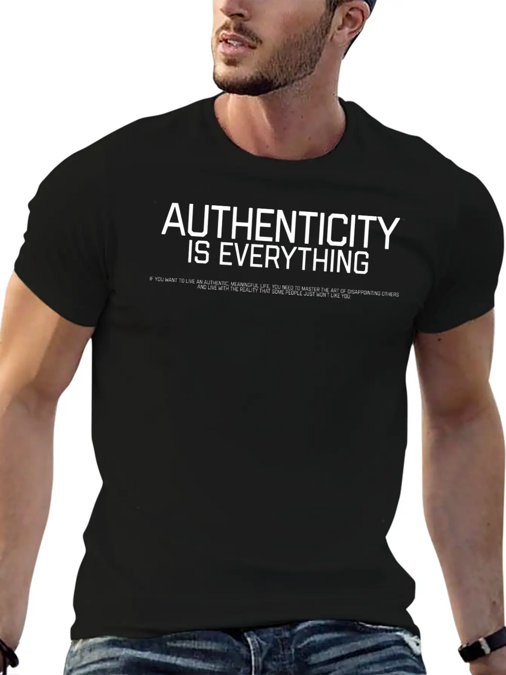 Authenticity Is Everythink Unisex Casual T-Shirt – Clean Design For Daily Comfort