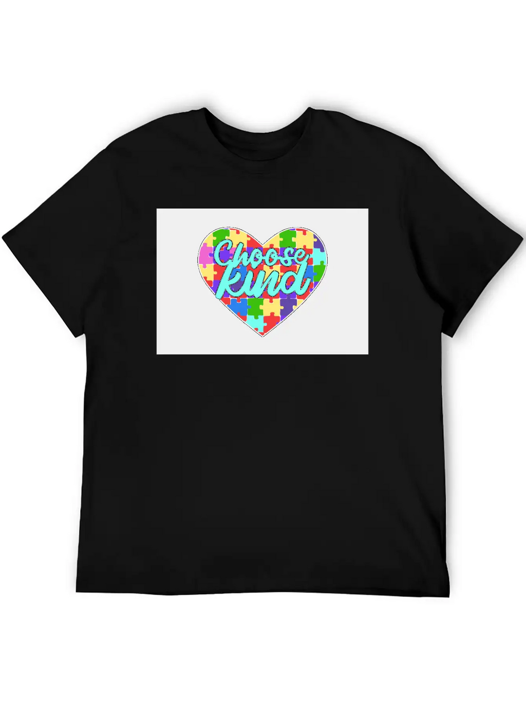 Autism Awareness Choose Kind Down Syndrome ASD Unisex Casual T-Shirt – Clean Design For Daily Comfort
