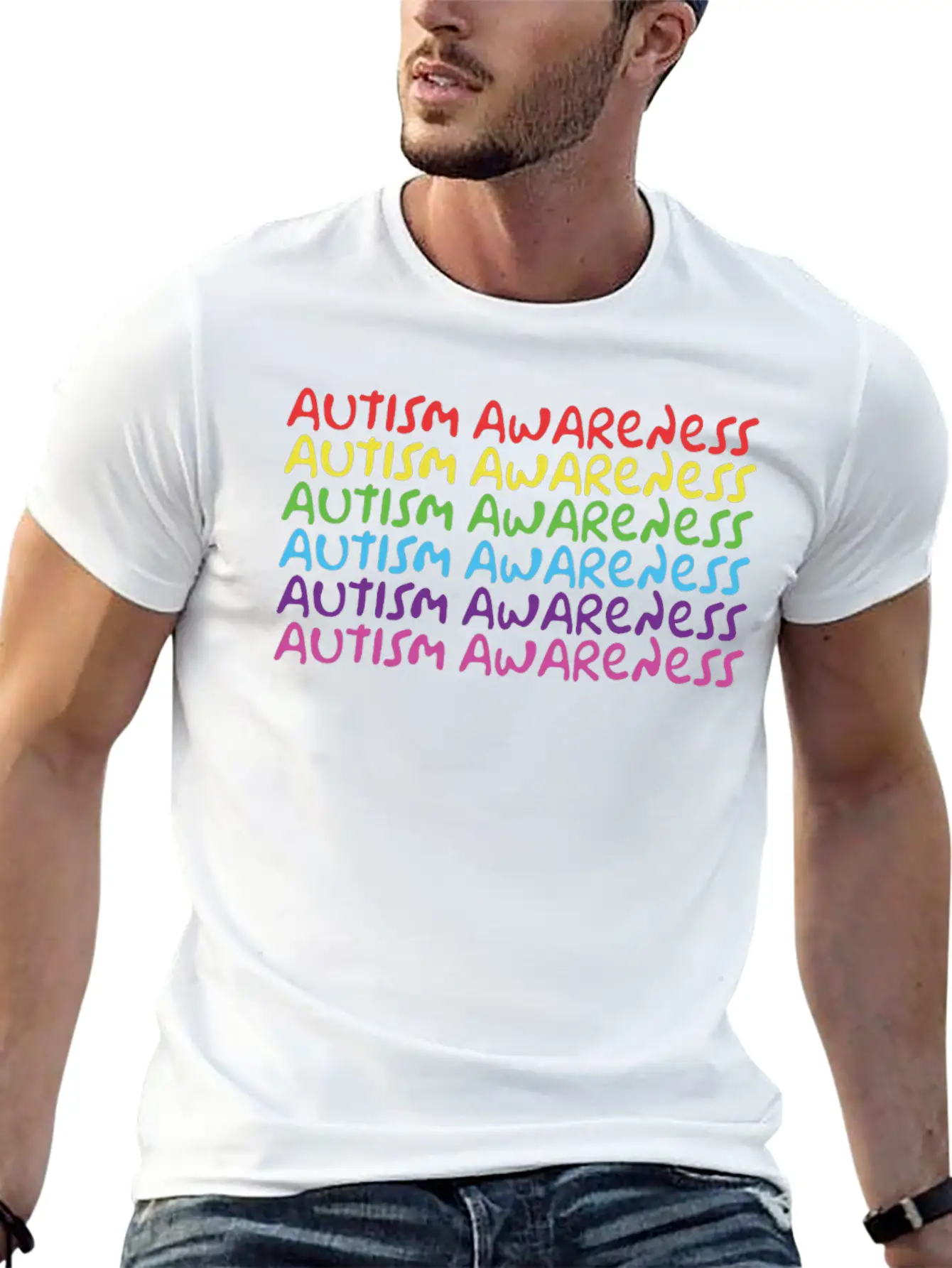 Autism Awareness Unisex Casual T-Shirt – Clean Design For Daily Comfort
