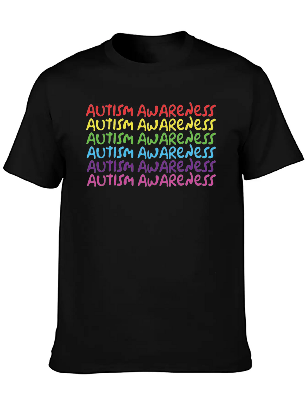 Autism Awareness Unisex Casual T-Shirt – Clean Design For Daily Comfort