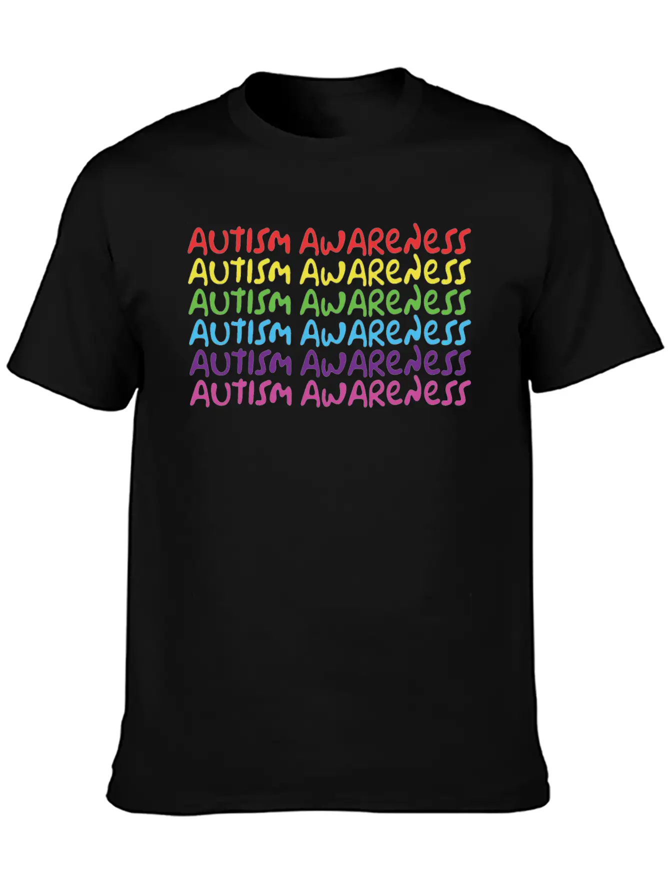 Autism Awareness Unisex Casual T-Shirt – Clean Design For Daily Comfort