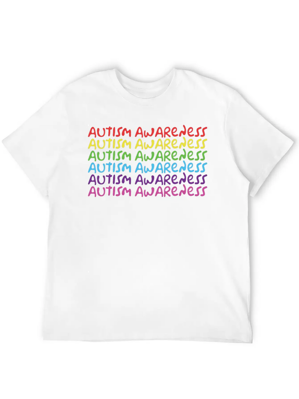 Autism Awareness Unisex Casual T-Shirt – Clean Design For Daily Comfort