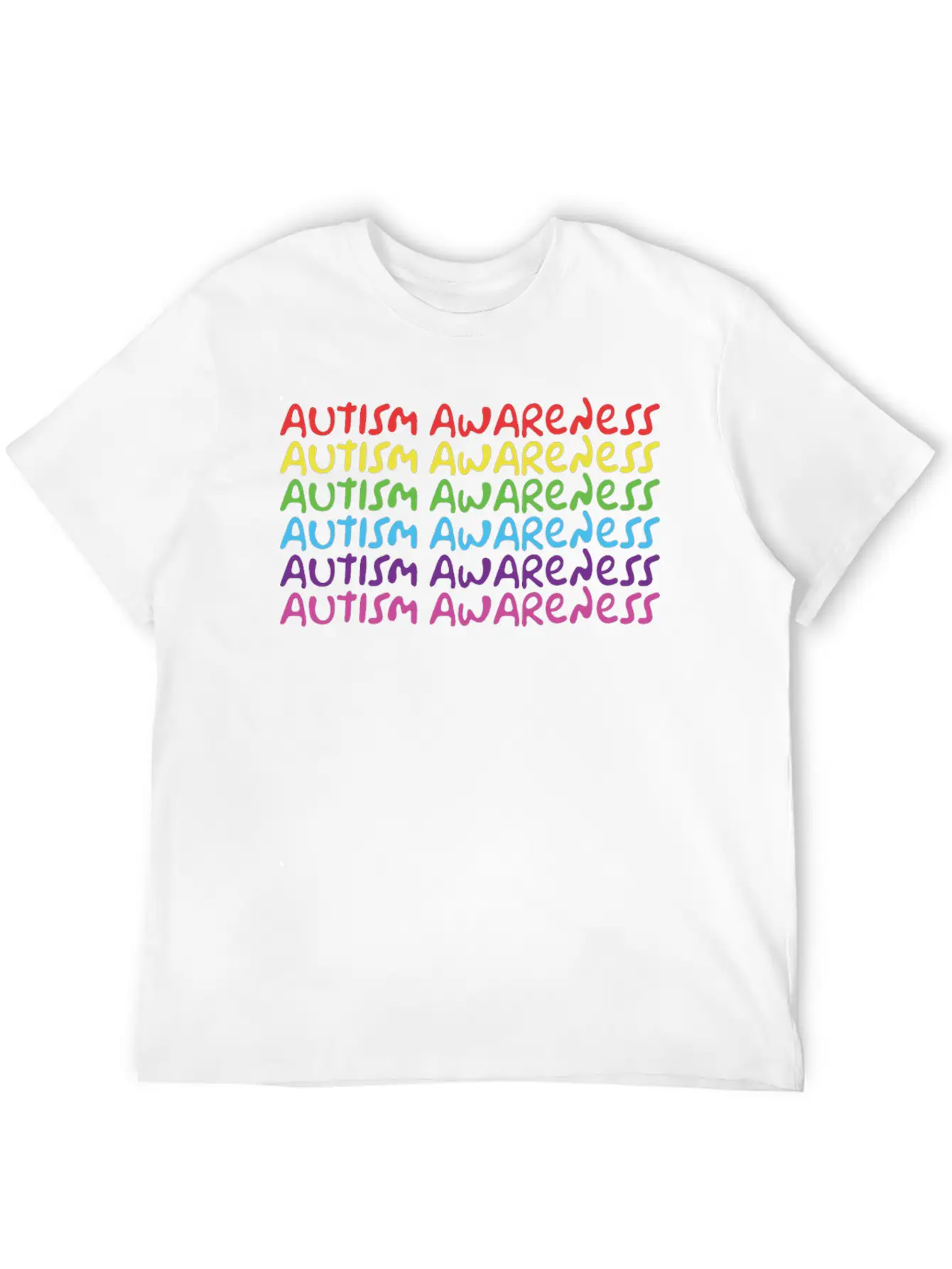 Autism Awareness Unisex Casual T-Shirt – Clean Design For Daily Comfort
