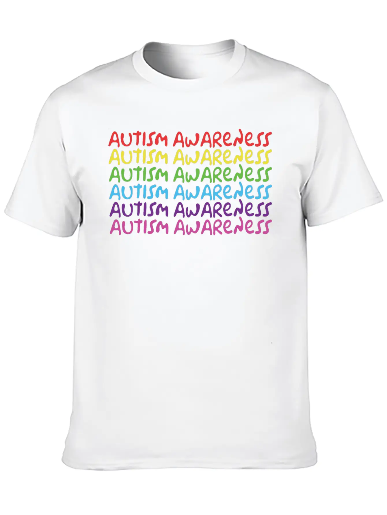 Autism Awareness Unisex Casual T-Shirt – Clean Design For Daily Comfort