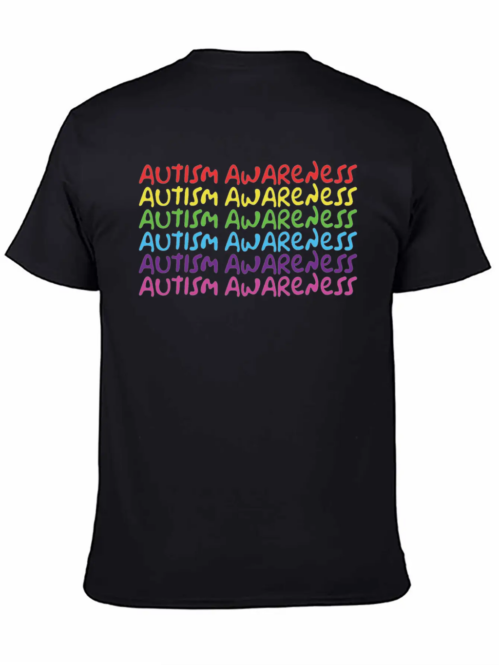 Autism Awareness Unisex Casual T-Shirt – Clean Design For Daily Comfort