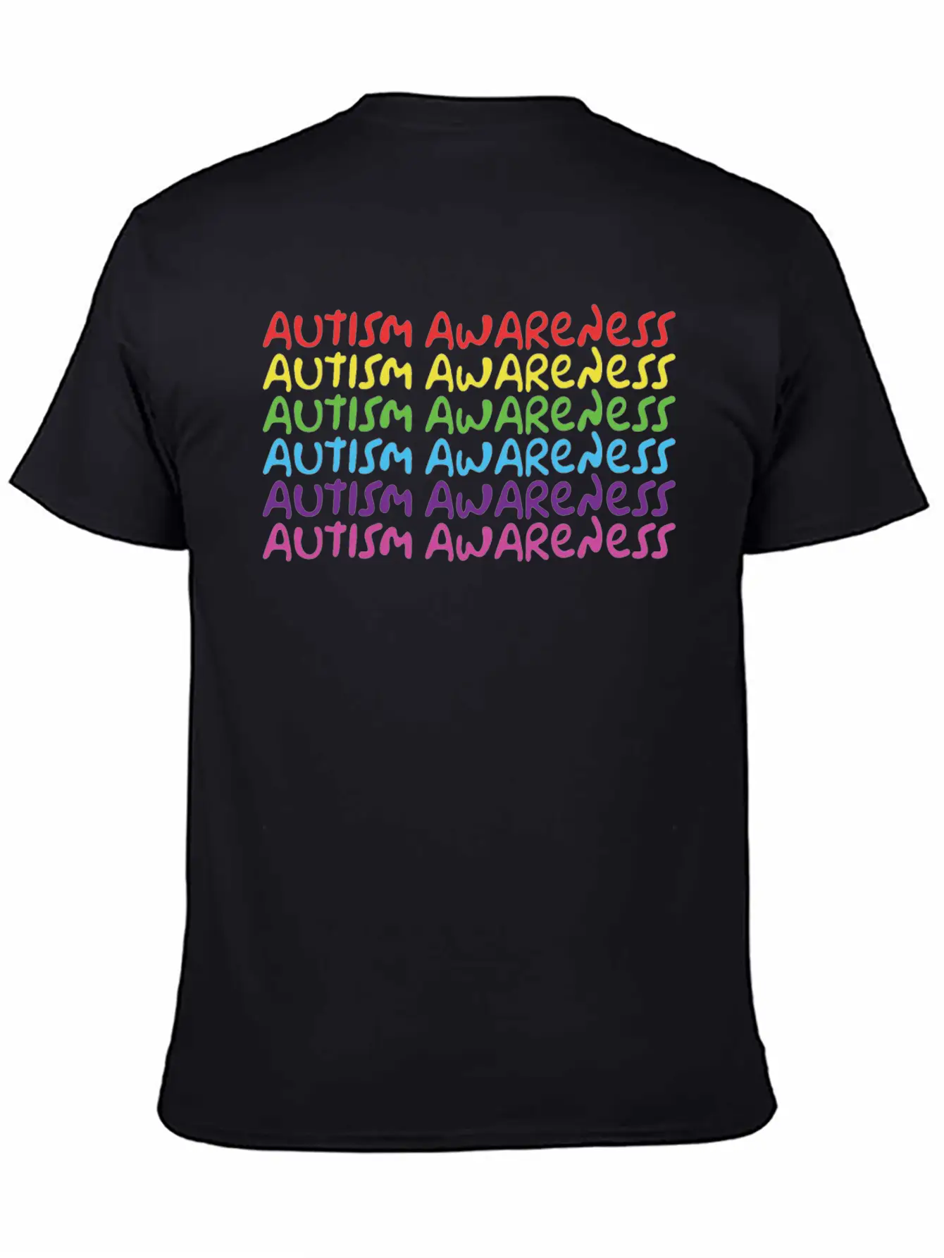 Autism Awareness Unisex Casual T-Shirt – Clean Design For Daily Comfort