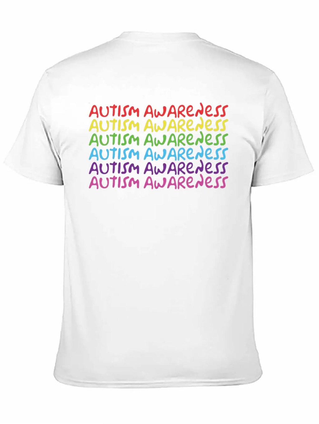 Autism Awareness Unisex Casual T-Shirt – Clean Design For Daily Comfort