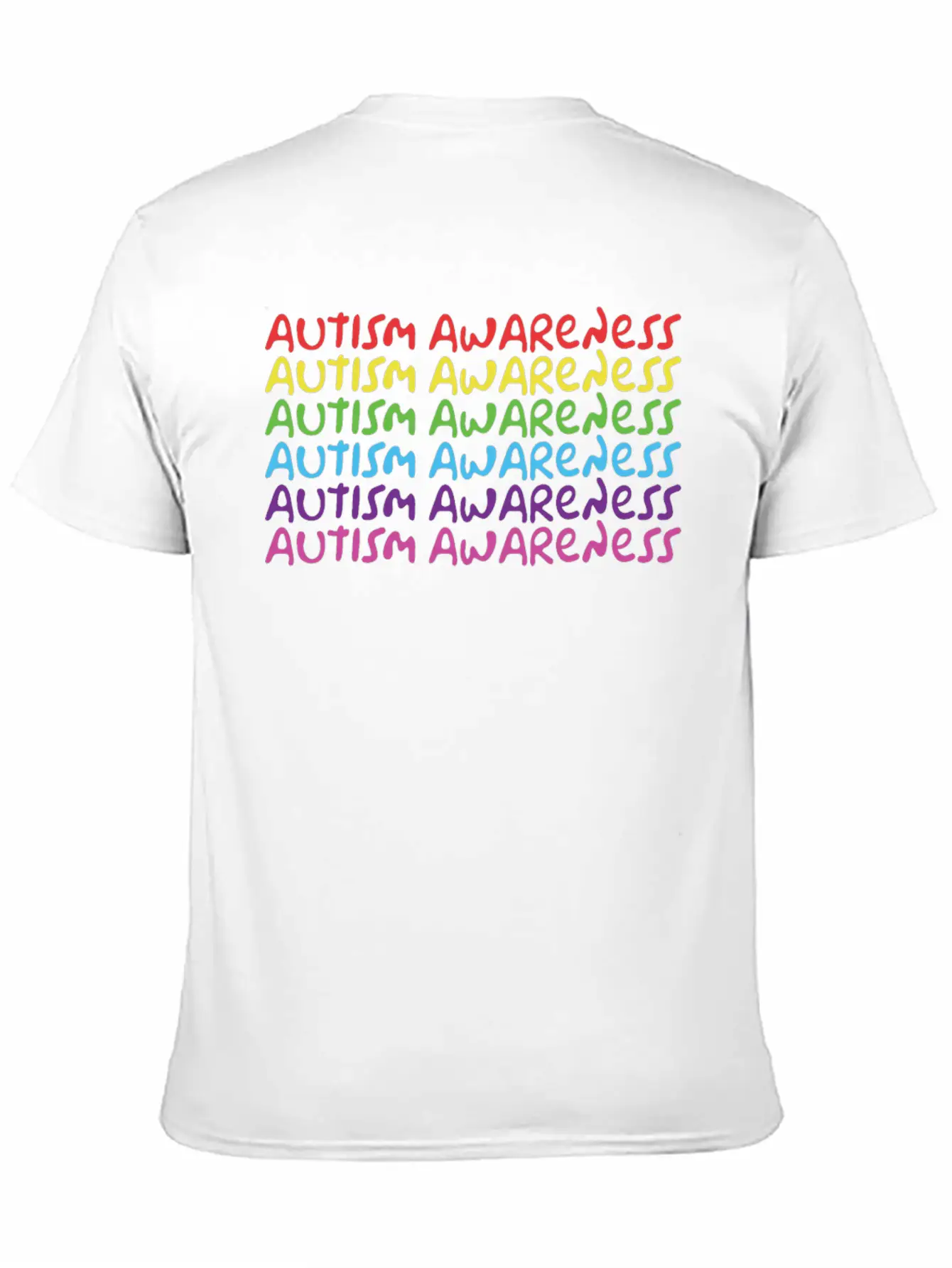 Autism Awareness Unisex Casual T-Shirt – Clean Design For Daily Comfort